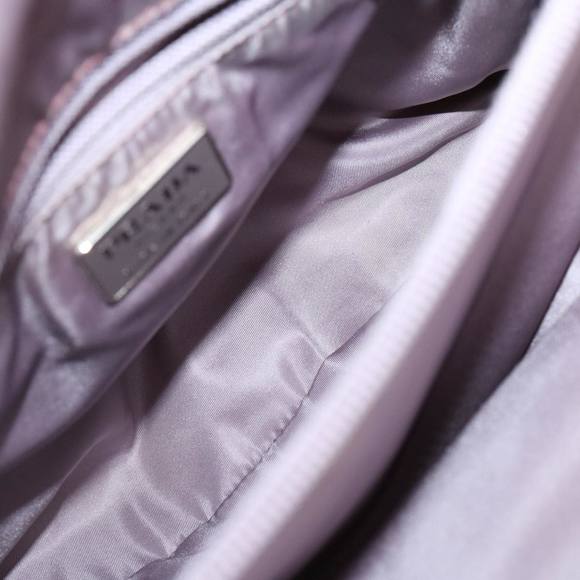 PRADA Hand Bag Nylon Pink Auth yk5692 - Picture 9 of 16